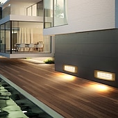 baratos luzes de parede ao ar livre-luz led subterrânea de aço inoxidável ip67 à prova dwaterproof água ao ar livre luzes de chão embutidas adequadas para degraus e cantos 85-265v