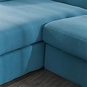 baratos Cobertura de Sofa-capas de sofá à prova de poeira todo-poderosas, elásticas, em forma de l, capa de sofá em tecido supermacio, cor de vinho, com uma capa de reforço grátis, capa de sofá moderna para sala de estar,