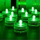 levne Podvodní světla-12ks vodotěsná ponorná mini led světla čajová svíčková podvodní led lampa na svíčku pro akvarijní dekorace do vázy na svatební párty
