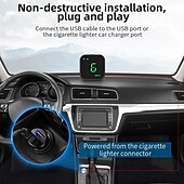 levne HUD displeje-g4s hud gps head up display led automatický rychloměr elektronika digitální připomenutí alarmu gps hud autopříslušenství pro všechny vozy