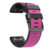 זול רצועות שעונים של Garmin-צפו בנד ל גרמין Fenix 7 7X 6 6X Pro Epix Pro 47mm 51mm Instinct 2X Approach S70 47mm S62 S60 Forerunner 955 945 Epix Marq Descent Quatix 22mm 26mm סיליקוןריצה תַחֲלִיף רצועה 22mm 26mm