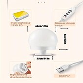 economico Striscie luci USB-10 lampadine 3 colori led make up mirror lampadine usb vanity specchio per il trucco luci bagno toilette illuminazione dimmerabile lampada da parete a led