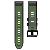 זול רצועות שעונים של Garmin-צפו בנד ל גרמין Fenix 7 7X 6 6X Pro Epix Pro 47mm 51mm Instinct 2X Approach S70 47mm S62 S60 Forerunner 955 945 Epix Marq Descent Quatix 22mm 26mm סיליקוןריצה תַחֲלִיף רצועה 22mm 26mm