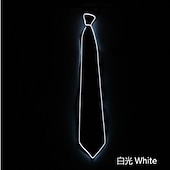 billige Dekorative lys-menn glødende slips el wire neon led karneval lysende fest haloween jul lysende lys opp dekorasjon dj bar klubb scene rekvisita klær