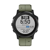 Недорогие Ремешки для часов Garmin-Ремешок для часов для Garmin Fenix 7S Pro 6S 5S Plus Epix Pro 42mm Approach S70 42mm Instinct 2S Descent Mk2S D2 Delta S 20mm силиконовый Замена Ремень 20mm Регулируется Пряжка из нержавеющей стали