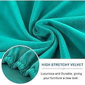 cheap Armchair Cover &amp; Armless Chair Cover-Velvet Club Chair Barrel Chair Slipcover Tub Chair Cover with Seat Cushion Cover Non Slip Furniture Protector Couch Cover with Elastic Bottom for Hotel Bar,Sage Green