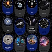 halpa star galaxy projektorin valot-12-in-1 tähtitaivas galaksiprojektori led-yövalo, planetaarion avaruustähtilamppu lapsille lahjoja, makuuhuoneen ja pelihuoneen sisustus