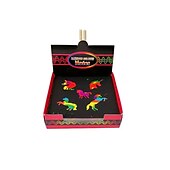 abordables fournitures de peinture, de dessin et d&#039;art-100pcs scratch art arc-en-ciel mini notes avec stylet en bois coloré scratch art mini notes coloré scratch art bricolage enfants maternelle élèves doodle peinture cadeaux de fête
