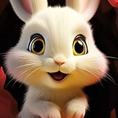 levne 3D zvířata dívky-Dívčí 3D Komiks Králíček Mikina Dlouhý rukáv 3D tisk Léto Podzim Módní Šik ven Rozkošný Polyester Děti 3-12 let Venkovní Ležérní Denní Běžný