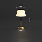 cheap Bedside Lamp-LED Table Lamp Gold Brass Fabric Modern Warm White Bedside Table Lamp Applicable to Living Room Bedroom Office Bedside Cabinet and Bookcase 110-240V