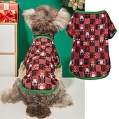 cheap Cooling Vest &amp; Shirt-Dog Cat Shirt / T-Shirt Fashion Party Winter Waterproof Breathable Soft Washable Comfortable Christmas Party Casual Daily Festival Dog Clothing for Bichon Frise Pomeranian Baby Pet Papillon Small