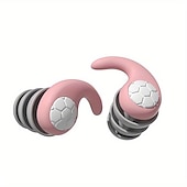 abordables Soins Personnels &amp; Santé-1 paire de bouchons d&#039;oreille en silicone doux et confortables bouchons d&#039;oreille isolation phonique réduction du bruit écouteurs filtre de bruit dormir natation étanche trois couches muet