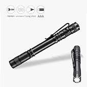 cheap Tactical Flashlights-Mini Portable LED Pen Light Pocket Ultra Bright High Lumens Handheld Flashlight Linterna Led Torch for Camping Outdoor Emergency