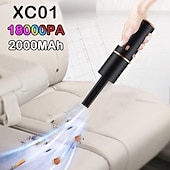 お買い得  掃除機-ハンドヘルド真空ミニポータブル充電式車用掃除機コードレス、29800pa強力な吸引力で車の家庭やオフィスに最適