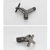 levne Nástěnné-nástěnná koupelnová baterie pouze studená voda, monoblokové umyvadlové baterie jednootvorové mosazné toaletní baterie