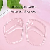 halpa Kenkien pohjalliset/irto-osat, jalkan tukitarvikkeet-2 paria naisten läpinäkyviä geelipohjallisia korkokenkiin, joissa on liukastumista estävä ja pehmustava muotoilu - mukavat jalkatyynyt koko päivän käyttöön