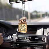 economico Ornamenti e pendenti per auto-1pc auto acrilico marrone aquila volante decorazione appesa per accessori per specchietti retrovisori ciondolo interno