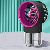 preiswerte Ventilator-Mini Schreibtisch Luftkühler Sprühlüfter – USB wiederaufladbarer Wassermist-Luftbefeuchter Klimaanlagenlüfter für Zuhause oder Büro