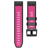 זול רצועות שעונים של Garmin-צפו בנד ל גרמין Fenix 7 7X 6 6X Pro Epix Pro 47mm 51mm Instinct 2X Approach S70 47mm S62 S60 Forerunner 955 945 Epix Marq Descent Quatix 22mm 26mm סיליקוןריצה תַחֲלִיף רצועה 22mm 26mm