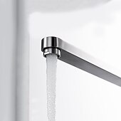 cheap Foldable-Stainless Steel Kitchen Faucet Sink Mixer Folding Vessel Tap, Single Handle 360 Degree Swivel with G1/2 Cold and Hot Hose