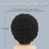 cheap Historical Wigs-Afro Wig Men70&#039;s Costumes for Men Heat Resistant Synthetic Disco Wig Halloween Wigs