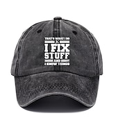 preiswerte Baseballkappe für Herren-Herren Cap Basecap Schwarz Blau Baumwolle Gewaschen Reise Strand Design Outdoor Urlaub Bedruckt Einstellbar Sonnenschutz Modisch