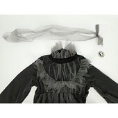 billiga Onda Häxor-häxa Djävul Ghost Bride halloween Cosplay-kostym Festklädsel Maskerad Valborgsmässoafton Kläder Cosplay Vuxna Dam Maskerad Mardi Gras Prestanda Fest Halloween Enkla Halloween kostymer Klä ut