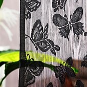 voordelige Macrame &amp; String Curtains-vlinders string gordijn deuropening gordijn kwasten kralen curatin, boho macrame schuifdeur gordijn bruiloft wandtapijt decoratie, scheidingswand voor pergola buitenterras
