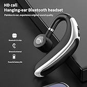 levne TWS Pravá bezdrátová sluchátka-bezdrátová náhlavní souprava bluetooth 5.0 vodotěsná sportovní bluetooth sluchátko business háček na uši sluchátka pro řidiče trucker sluchátka do uší potlačení hluku s mikrofonem pro ios android
