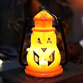 tanie Światła Halloween-dekoracje halloweenowe led dyniowe latarnie jack o lantern festiwal lampiony nocne atmosfera impreza świeca latarnia terror rekwizyty szkielet rekwizyty dekoracja