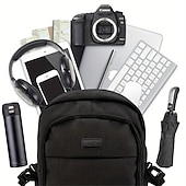 お買い得  整理と収納-1pc 大容量ラップトップ収納バックパック通学屋外キャンプ旅行盗難防止防水スポーツバッグ usb 充電ポート父の日ギフト誕生日ギフト