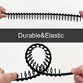 economico Accessori per acconciature-1pc moda antiscivolo fasce di plastica senza sforzo con denti pettine fasce per capelli magre per donne uomini ragazze adolescenti, denti lunghi morandi
