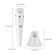 voordelige Persoonlijke bescherming-4-in-1 elektrische gezichtsreinigingsborstel gezichtsmassager gezichtskit set gezichtswasborstel gezichtsmachine exfoliërende borstel en gezichtsmassager skin spa kit waterdichte mee-eter acne