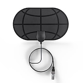 cheap Wireless Routers-New Mini TV Aerial Indoor Amplified Digital HDTV Antenna Support HD 4K 1080P DVB-T Freeview TV Broadcast Long Range TV Antenna Signal Booster