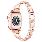 economico Cinturini per Apple Watch-Braccialetto di gioielli Compatibile con Cinturino dell'Apple Watch 38mm 40mm 41mm 42mm 44mm 45mm 49mm con caso Acciaio inossidabile Cinturino di ricambio per iwatch Series Ultra 8 7 SE 6 5 4 3 2 1