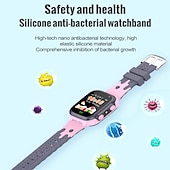 お買い得  スマートウォッチ-キッズスマートウォッチ sim カード通話電話スマートウォッチ子供のための sos 写真防水カメラポンド位置トラッカー ios アンドロイド