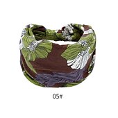 ieftine Accesorii Stilizare Păr-1 bucată bohend boho bandă largă yoga elastică bandă mare bandă pentru cap sport atletic plajă accesorii pentru păr pentru femei și fete