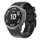 זול רצועות שעונים של Garmin-צפו בנד ל גרמין Fenix 7 7X 6 6X Pro Epix Pro 47mm 51mm Instinct 2X Approach S70 47mm S62 S60 Forerunner 955 945 Epix Marq Descent Quatix 22mm 26mm סיליקוןריצה תַחֲלִיף רצועה 22mm 26mm