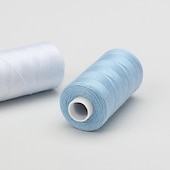 abordables coser y tejer y ganchillo-10 carretes kits de hilos de coser 400 yardas/carrete de hilo de poliéster acolchado 402 surtido de hilos para coser a máquina bordado a mano
