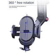 abordables Support de téléphone de voiture-2023 nouveau support universel de téléphone de voiture de ventouse support de support de cellule mobile de tableau de bord de voiture de pare-brise de 360 ° pour les smartphones de 4,0 à 6 pouces