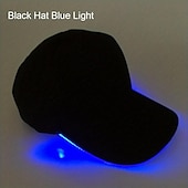 voordelige Noviteiten-led lichtgevende hoed lichtgevende baseballpet outdoor zonneklep zonnebrandcrème pet lichtgevende pet