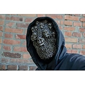 levne Halloween maska a rekvizity-halloween skeleton pokrývka hlavy maska, halloweenská lebka gothic cosplay party kostýmy | děsivé potřeby na halloweenskou párty pro jiaben cosplay kostýmy