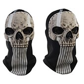 abordables Masque d&#039;Halloween &amp; Accessoires-halloween call of duty war zone 2, call of duty mw2, nouveau jeu squelette fantôme masque couvre-chef cosplay halloween décoration