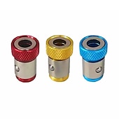 halpa Työkalut-magneettirengas ristikkäinen ristipää ruuvimeisselin kärjen pidike 6,35 mm 1/4 universaali metalliseos korroosionesto vahva magnetointi sähkökäyttöinen käsityökalu