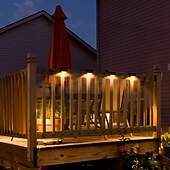 cheap Pathway Lights &amp; Lanterns-4pcs Solar Step Lights Outdoor LED Deck Stair Lights Waterproof LED for Garden Fence Step Railing Stairs Yard Patio Pathway Holiday Light