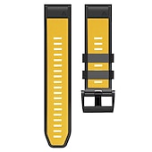 זול רצועות שעונים של Garmin-צפו בנד ל גרמין Fenix 7 7X 6 6X Pro Epix Pro 47mm 51mm Instinct 2X Approach S70 47mm S62 S60 Forerunner 955 945 Epix Marq Descent Quatix 22mm 26mm סיליקוןריצה תַחֲלִיף רצועה 22mm 26mm