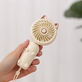 رخيصةأون المراوح-مروحة صغيرة بلا شفرات USB - مروحة كهربائية محمولة مبتكرة، قابلة للشحن للاستخدام على المكتب أو في الهواء الطلق