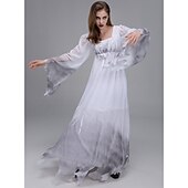 tanie Zombi-Zambi Widmowa panna młoda Kostium Cosplay Kostium imprezowy Bal maskowy Stroje Damskie Dla dorosłych Spektakl Impreza Halloween Bal maskowy Łatwy kostium karnawałowy