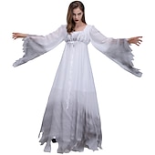 tanie Zombi-Zambi Widmowa panna młoda Kostium Cosplay Kostium imprezowy Bal maskowy Stroje Damskie Dla dorosłych Spektakl Impreza Halloween Bal maskowy Łatwy kostium karnawałowy