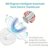 abordables Protections personnelles-instrument de nettoyage dentaire portable instrument de beauté dentaire lumière froide automatique paresseux brosse à dents électrique nettoyant dentaire intelligent